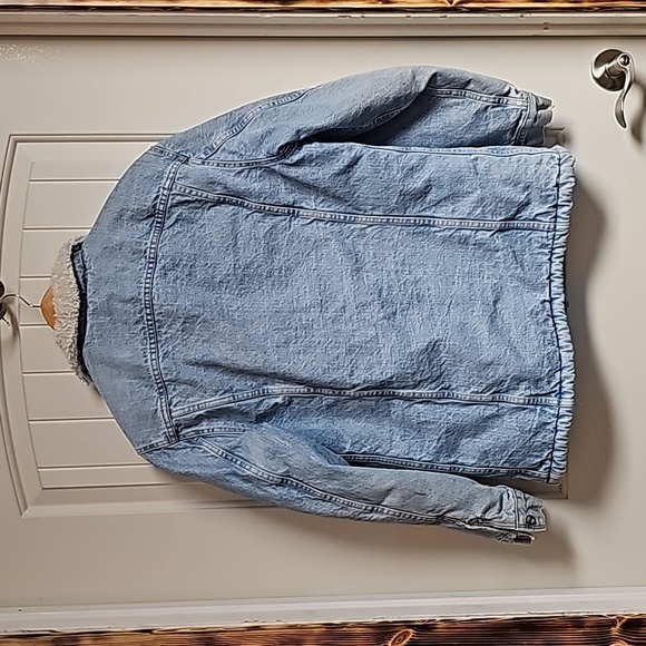 Rare Vintage Levi's Workwear Sherpa Truckers Coat - Picture 9 of 10